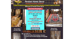 Desktop Screenshot of persianhomedecor.com